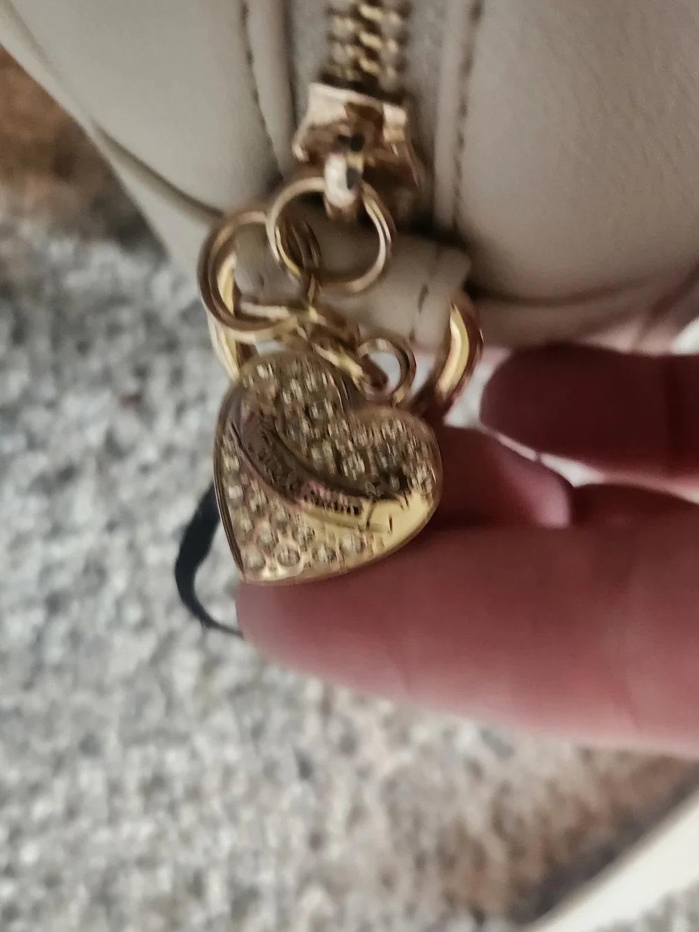 White Heart-Emblem Juicy Couture Bag